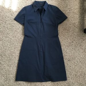 Theory Navy Work Dress Mini Size 6